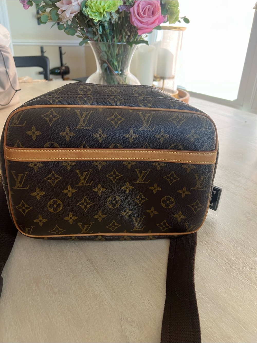 Authentic, Louis Vuitton Monogram Reporter Shoulder Bag - Pre Loved